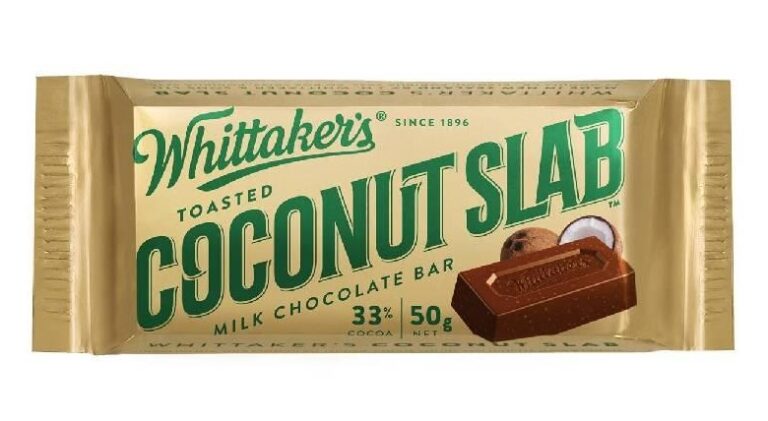 Whittaker's Coconut Slab 50g x 50 - Lollies Online